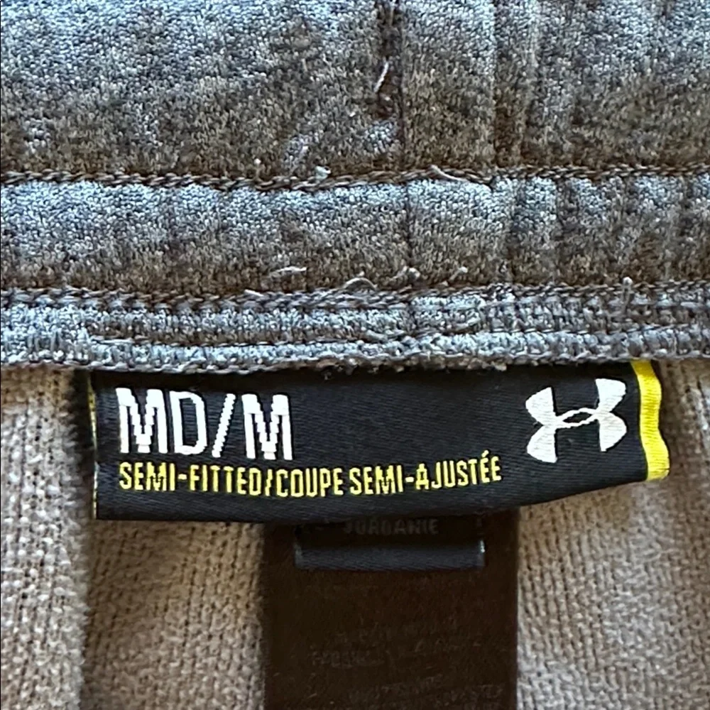 Under Armour Storm semi-fitted charcoal gray flared athletic sweatpants, size M - Picture 7 of 8